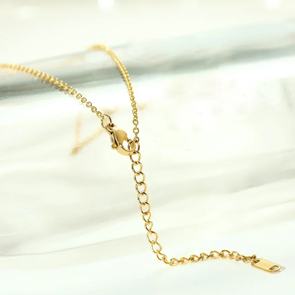 Dainty Personalized Letter Pendant Necklace