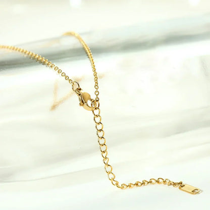 Dainty Personalized Letter Pendant Necklace