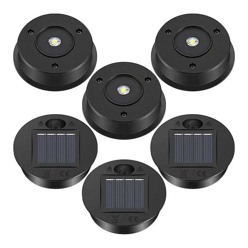 Solar Garden Lantern Replacement Lids 6 Pack - Luxicro