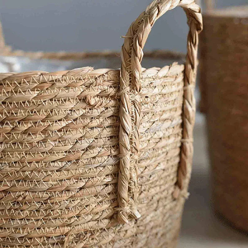 Big Round Wicker Garden Planter Basket