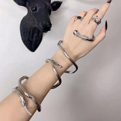 Trendy Snake Chain Double Layer Necklace