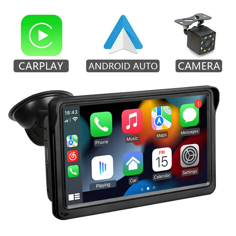 7 Inch Touch Screen Car Stereo with Android Auto
