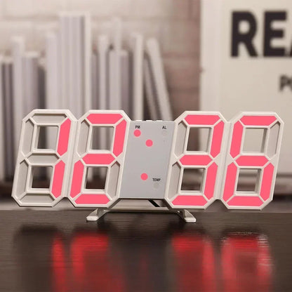 Modern Digital 3D LED Wall Clock