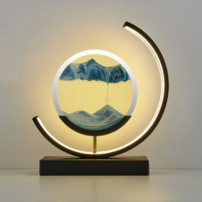 Sleek Contemporary 3D LED Desk Lamp