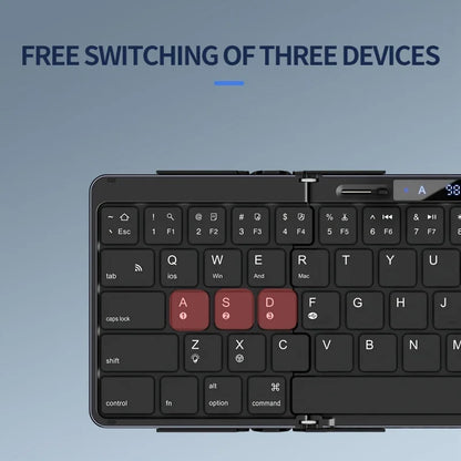 Portable RGB Wireless Compact Travel Keyboard