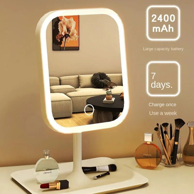 Stylish LED Makeup Mirror with Dimmable Light