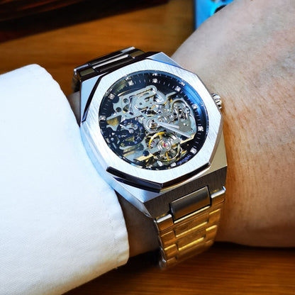 Premium Mechanical Open Face Men's Watch