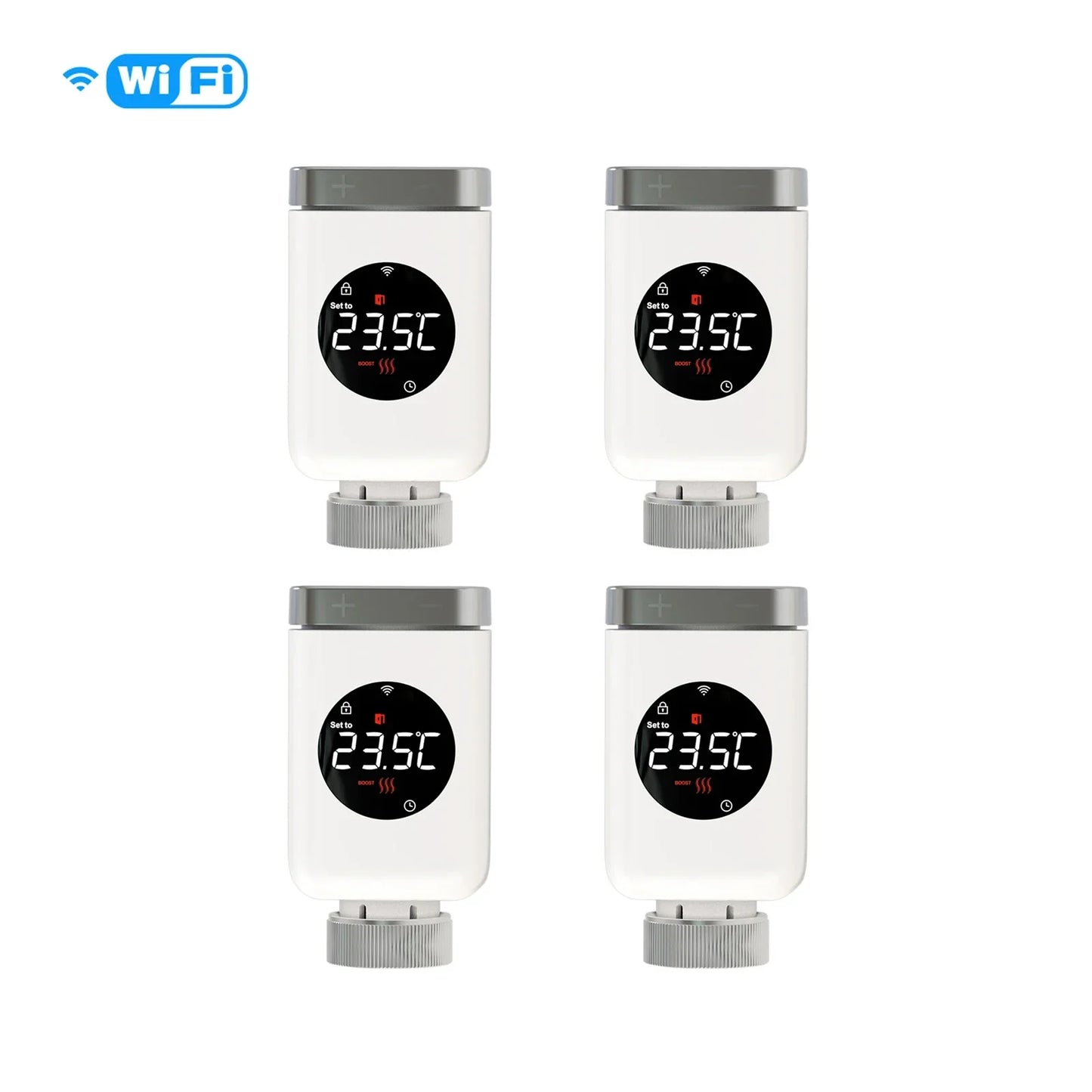 Wireless Thermostat Valve with WiFi and Remote Control