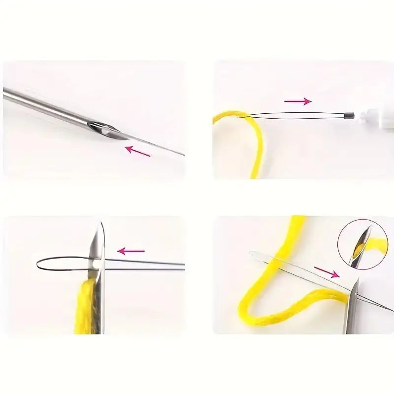 Complete Embroidery Starter Kit with Punch Needle Tools