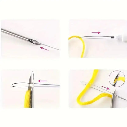Complete Embroidery Starter Kit with Punch Needle Tools