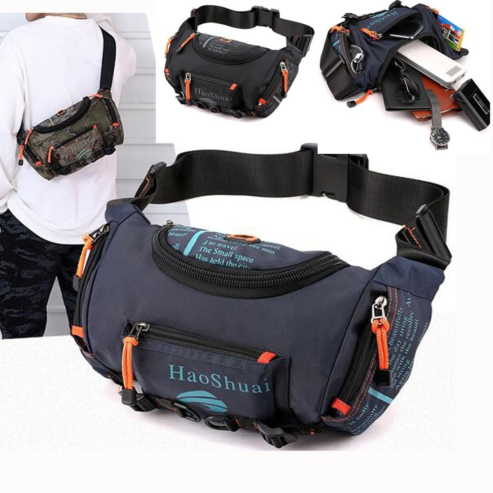 Waterproof Cargo Style Storage Waist Bag