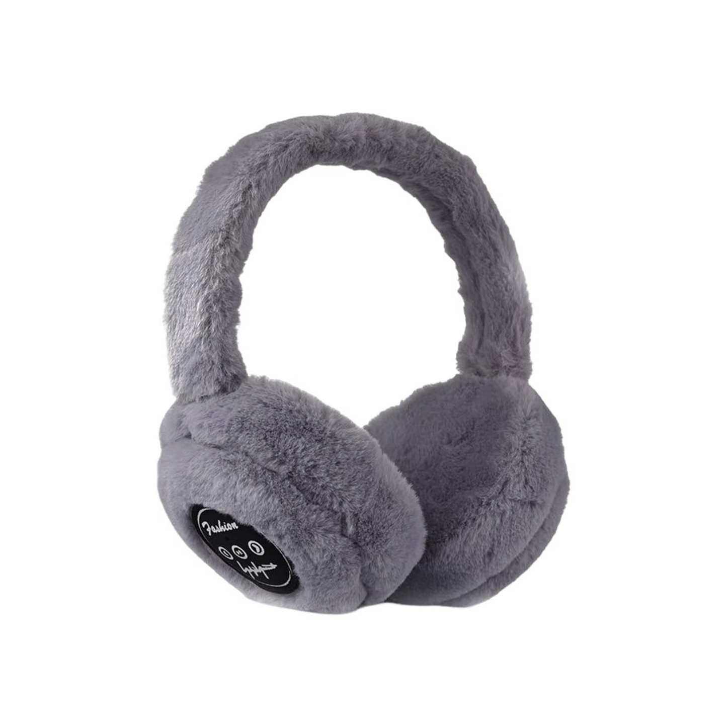 Cozy Bluetooth Headphones with Faux Fur Covers