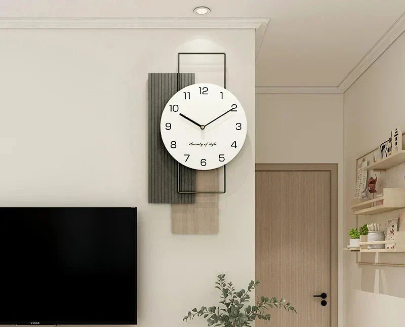 Quiet Modern Decorative Wall Clock - Luxicro