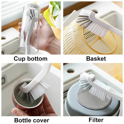 Essential 9-Piece Scrub Brush Set for Home Cleaning