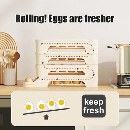 Space Saving 4 Layer Plastic Egg Holder