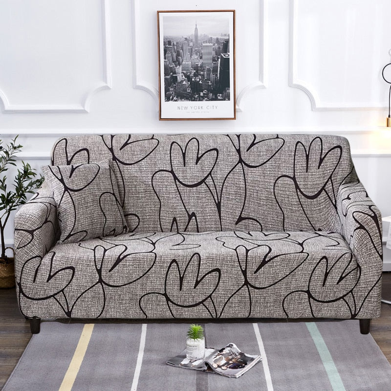 Comfortable Fit Elastic Couch Cover