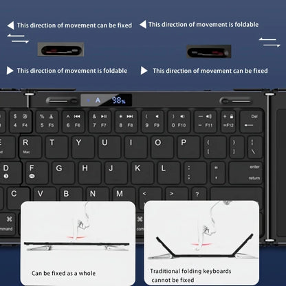 Portable RGB Wireless Compact Travel Keyboard