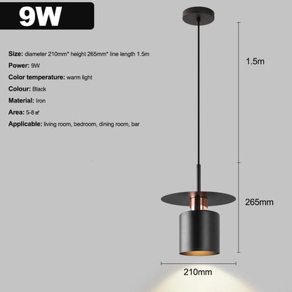 Bright Modern LED Hanging Light For Living Room