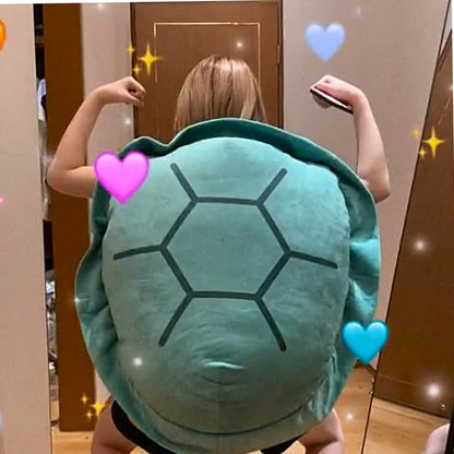 Big Soft Turtle Plush Pillow