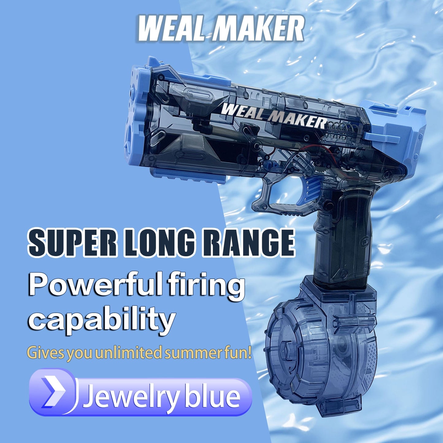 Cool Childrens Squirt Water Pistol Toy