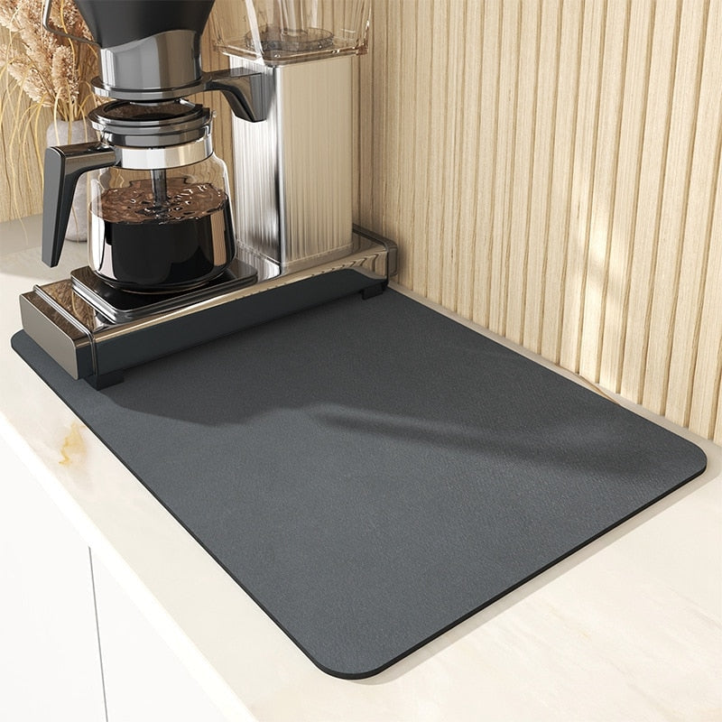 Large Anti Slip Kitchen Dryer Mat - Luxicro
