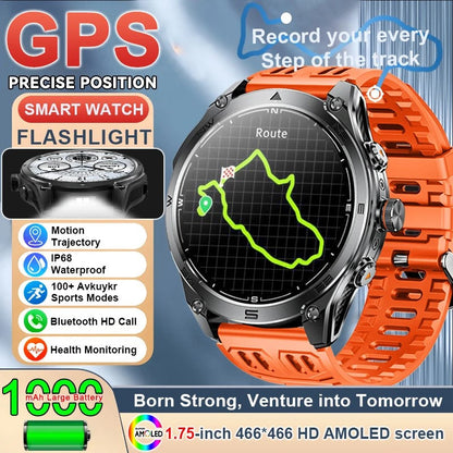Advanced GPS Waterproof Sports Smartwatch