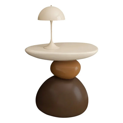 Modern Minimalist Coffee Table in White Wood