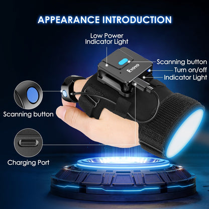 Handheld Bluetooth Scan Barcode Scanner Glove
