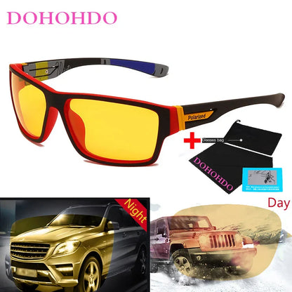 Polarized Night Driving Glasses UV Protection Men Women