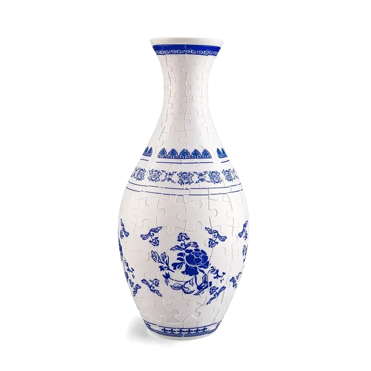 Peaceful White Floral Vase - Luxicro