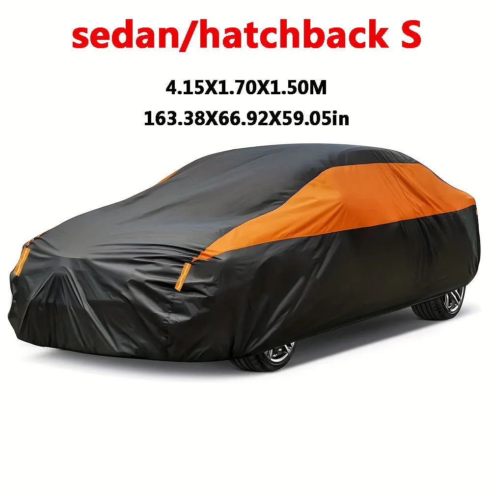 Durable Car Cover | Water Resistant & Sunproof | Fits All Vehicles - Luxicro