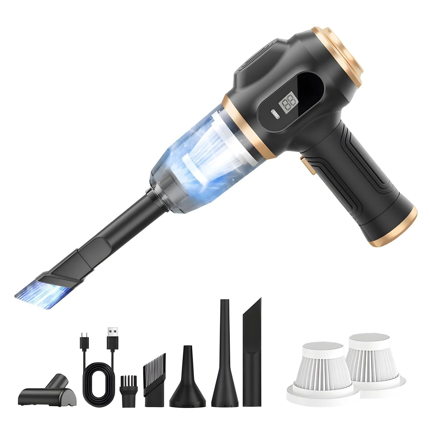 Powerful Portable Rechargeable Hand Vacuum Cleaner