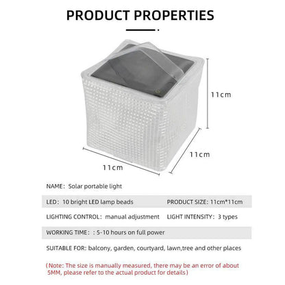 Portable Solar Powered Camping Lantern