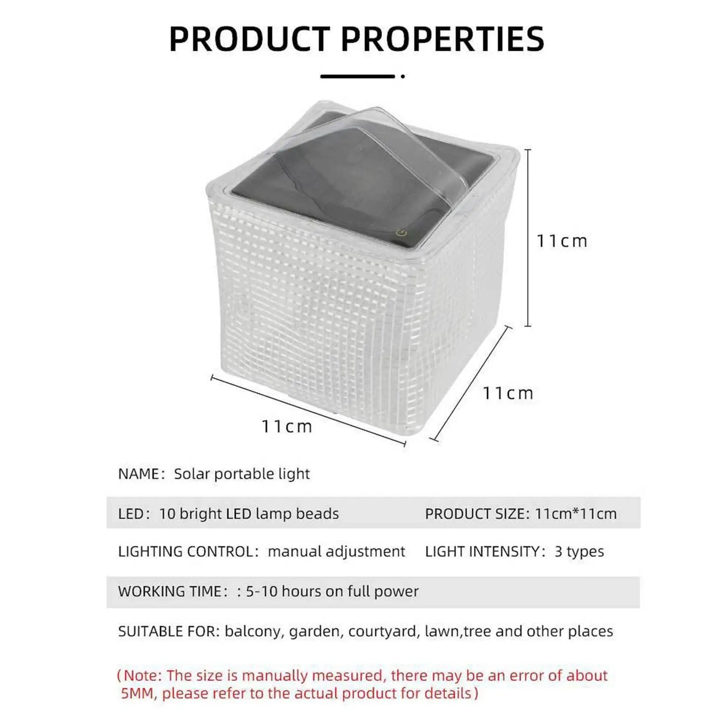 Compact Outdoor Solar Lantern