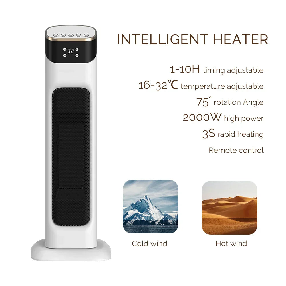 Portable Digital Heat Heater with Remote Control