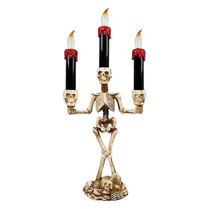 Creepy Skull Halloween Tea Lights