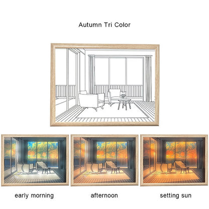 Colorful Modern 2D Art LED Table Lamp - Luxicro