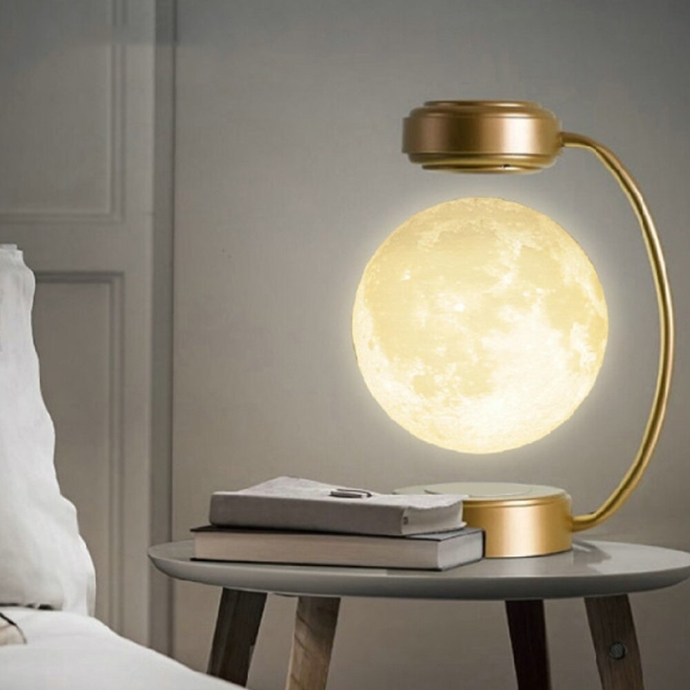 Floating Glow LED Moon Table Lamp