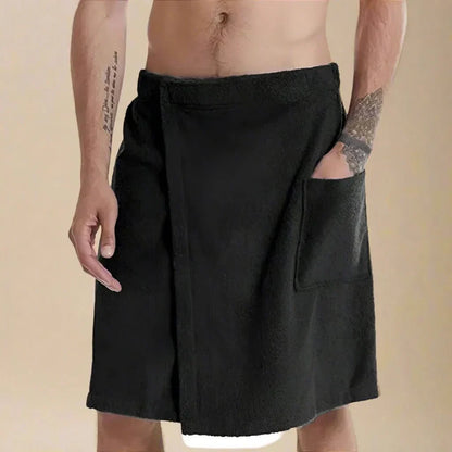 Plush Spa Robe with Pockets for Beach & Gym
