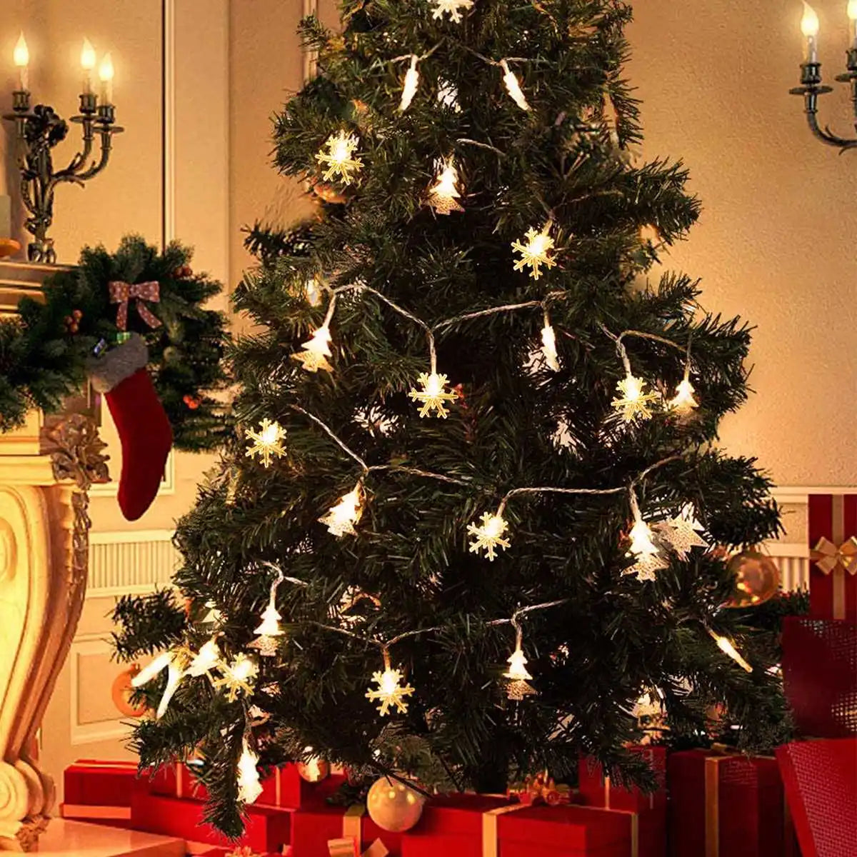 Bright Christmas String Lights for Home Decor