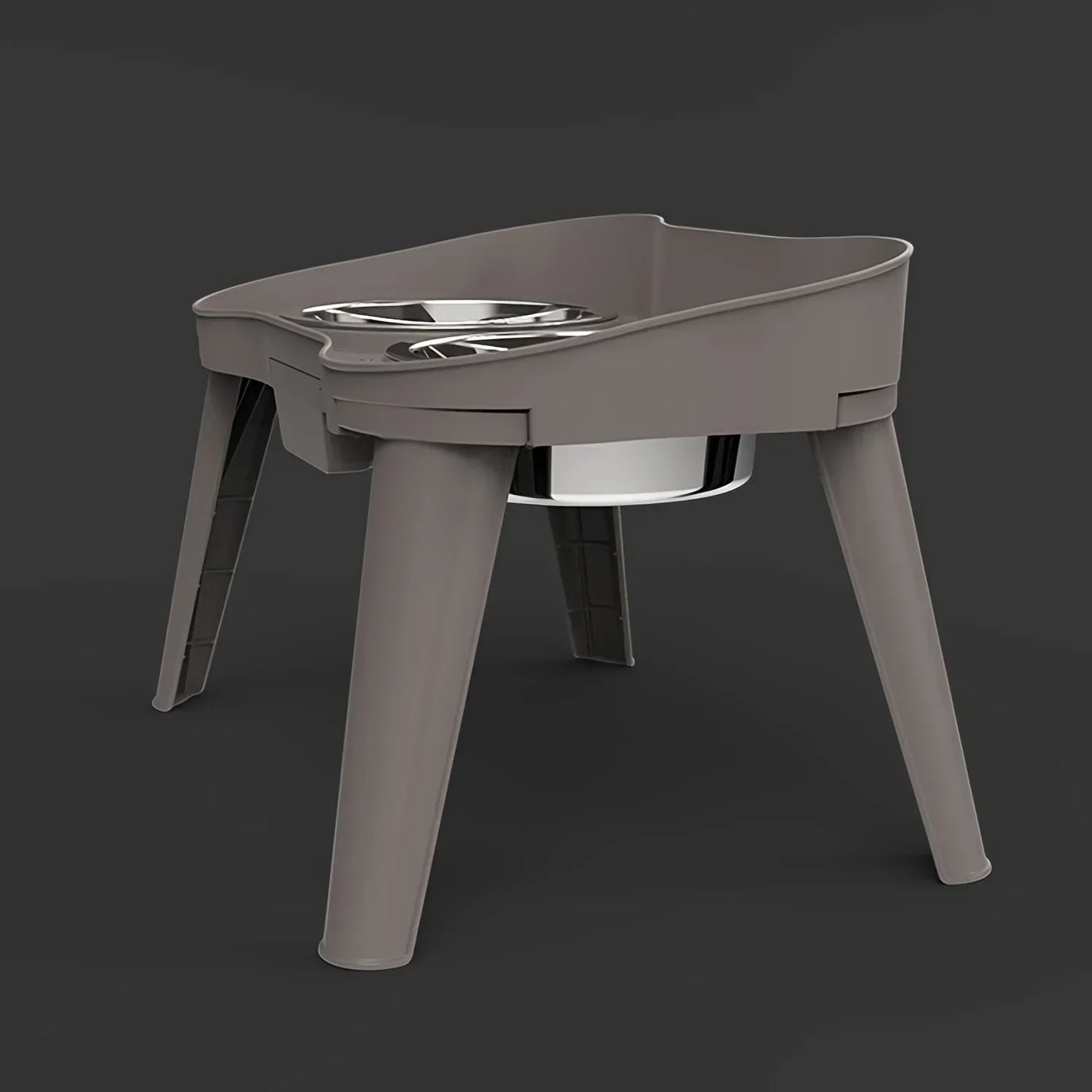 Spill Proof Elevated Pet Feeder Bowls - Luxicro