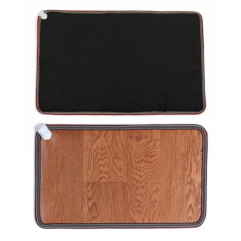 Cozy Heat Adjustable Faux Leather Foot Warmers Mat