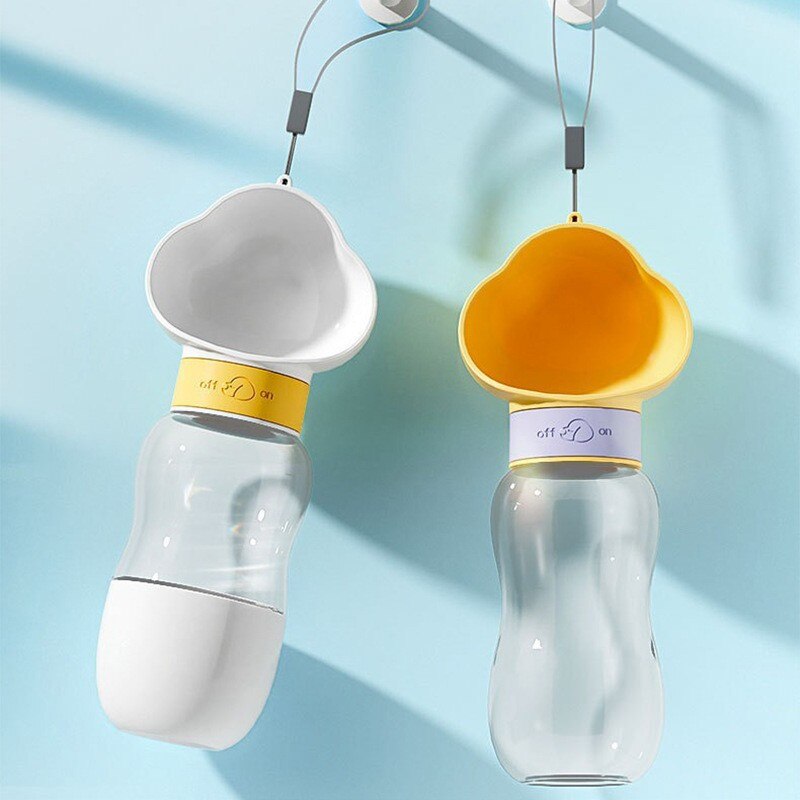 Portable Pet Water Food Bowl Dispenser