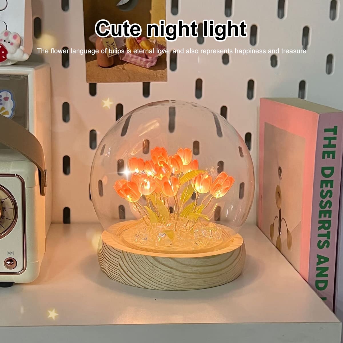 Pretty Flower Bedside Lamp