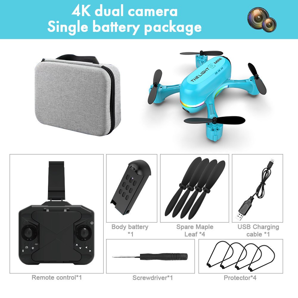 Portable Small 2HD Camera Quadcopter Drone