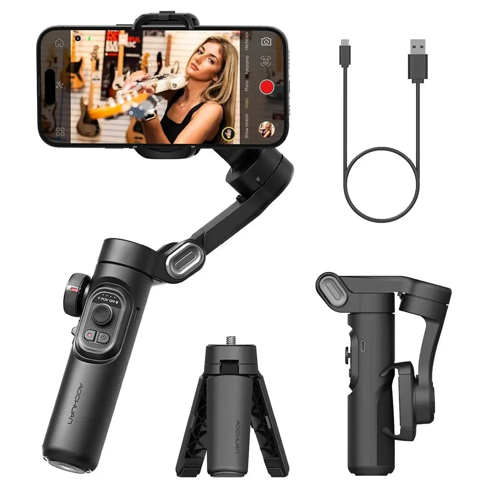 Stable Phone Stabilizer with Auto Follow & Face Tracking - Luxicro