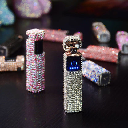 Glittering Gem Rechargeable Pocket Lighter