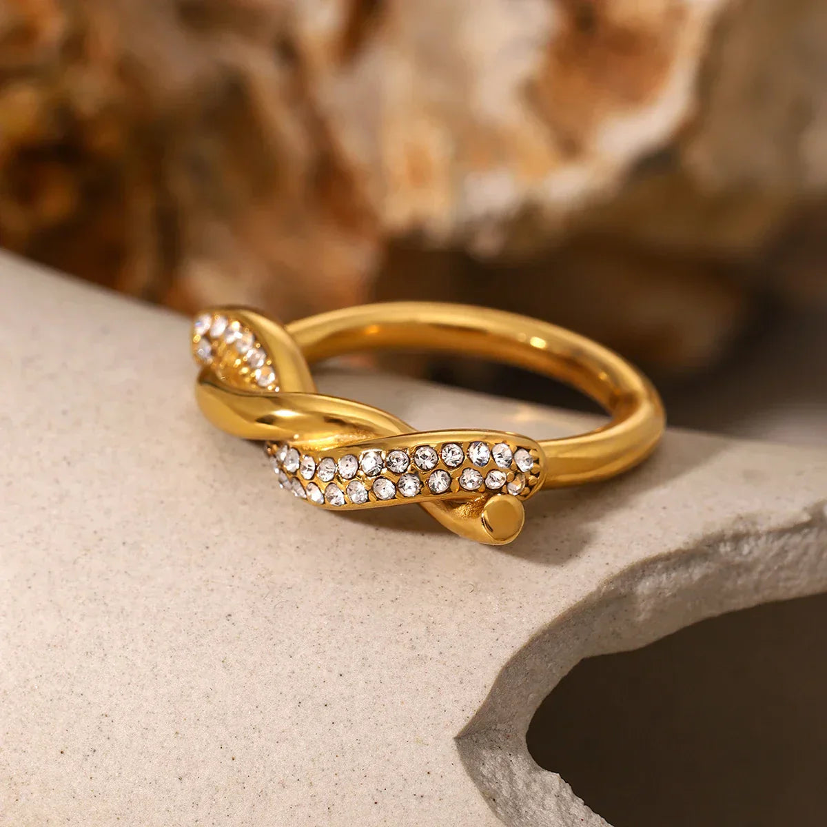 Luxurious Diamond Solitaire Engagement Ring - Luxicro