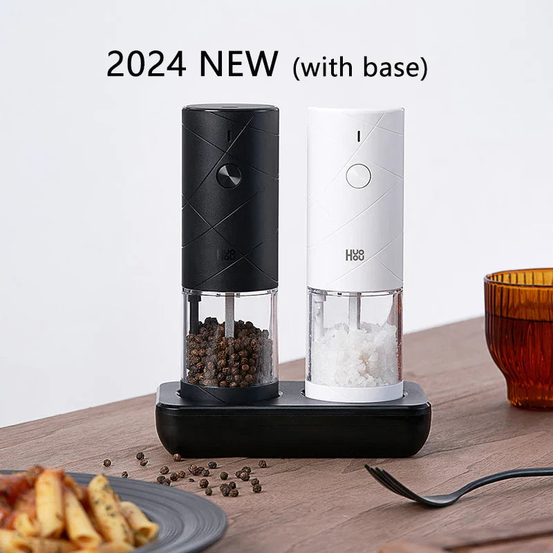 Automatic Salt and Pepper Mill Set with LED Light
