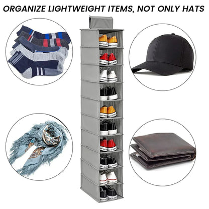 Foldable Closet Shelf Storage Organizer Unit